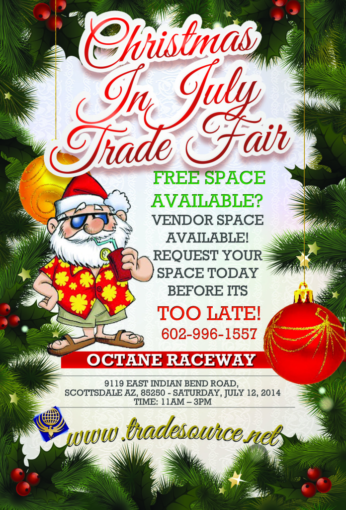 Christmas In July Trade Fair 2014- Tradesource - update 6-9-14